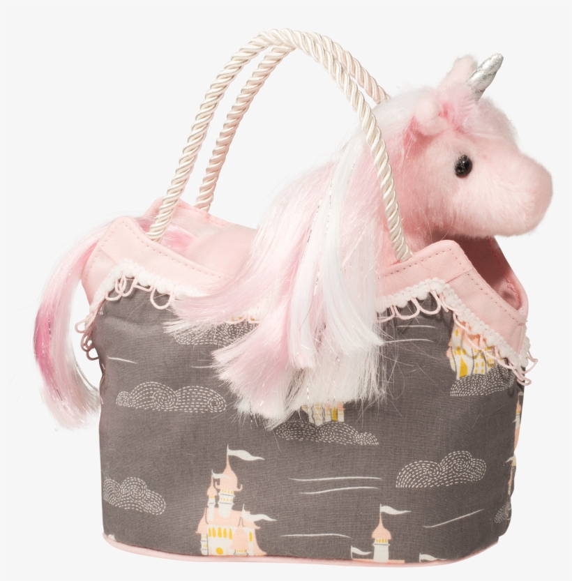 Douglas Sassy Sak Dream Castle Pink Unicorn, transparent png #3151896