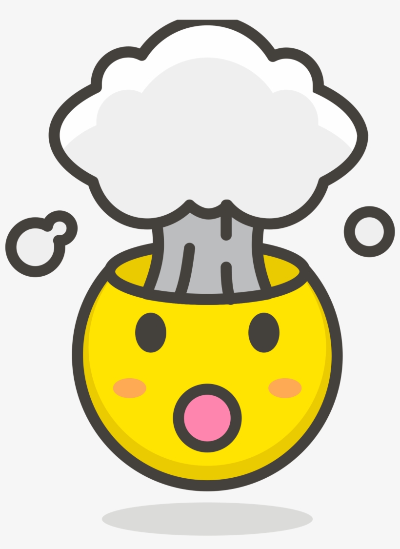 File Exploding Head Png Exploding Emoticon - Clipart Exploding Head, transparent png #3152183