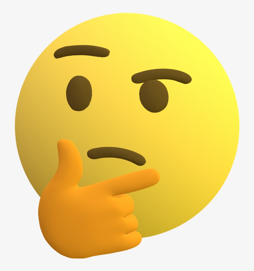 Slack Meme Emoji For Kids - Discord Thinking Emoji, transparent png #3152339