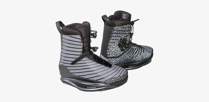 2018 Ronix One Boot Flash Black Closed Toe Wakeboard - 2018 Ronix One Flash Black Boot Eu 47-48/us 13-14, transparent png #3152343