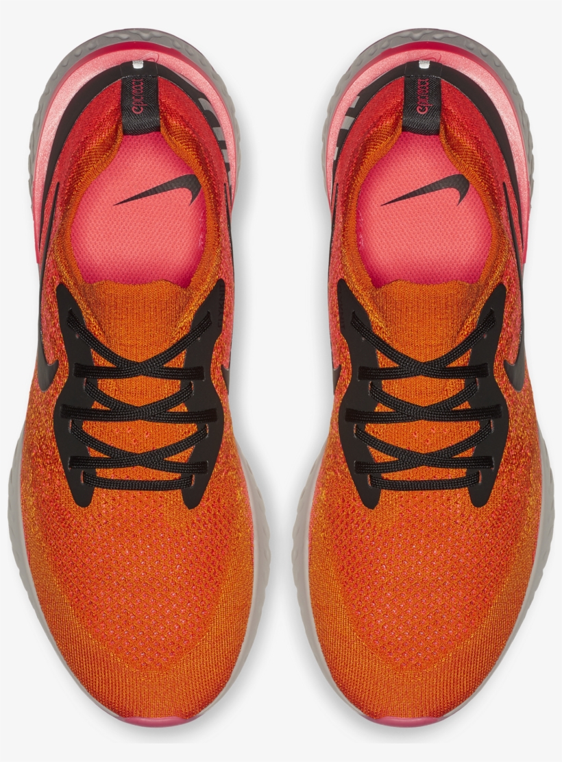 Men's Epic React Flyknit Running Shoe - Nike Epic React Flyknit Copper Flash, transparent png #3152364