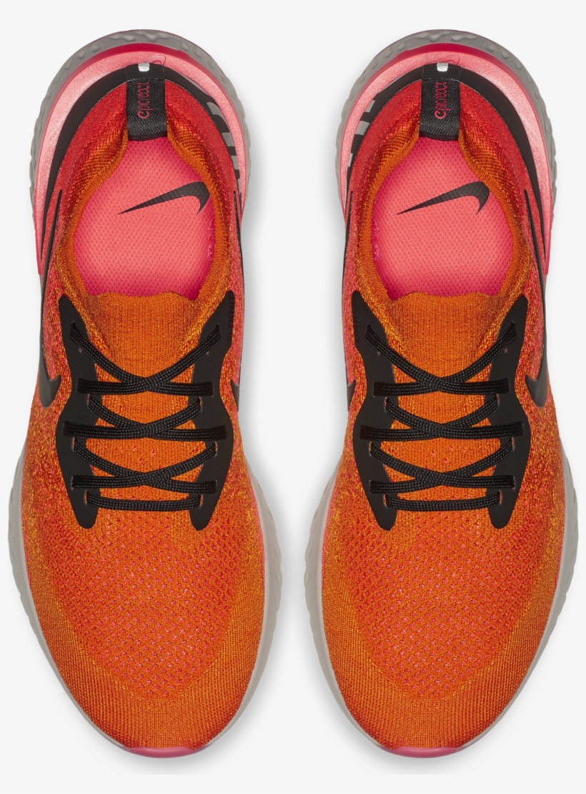 Men's Epic React Flyknit Running Shoe - Nike Epic React Flyknit Copper Flash, transparent png #3152364