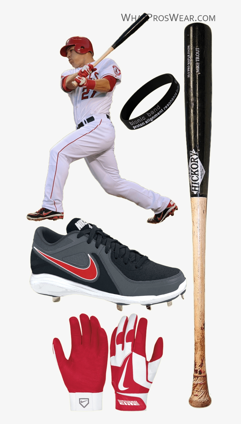 Mike Trout Cleats, Mike Trout Bat Model, Mike Trout - Mike Trout Gear, transparent png #3152577