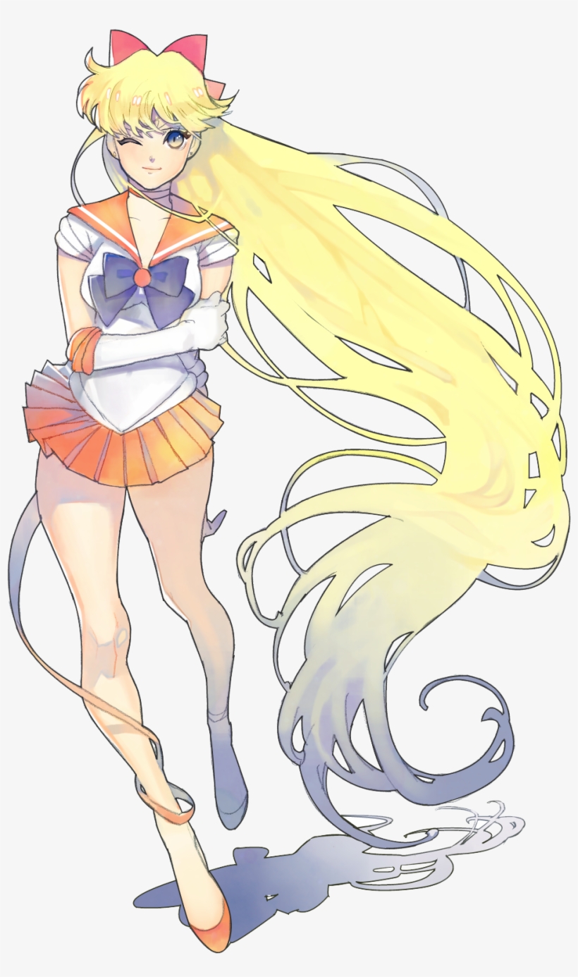 Sailor Venus Render By Orihimeyuuka - Sailor Venus, transparent png #3153014