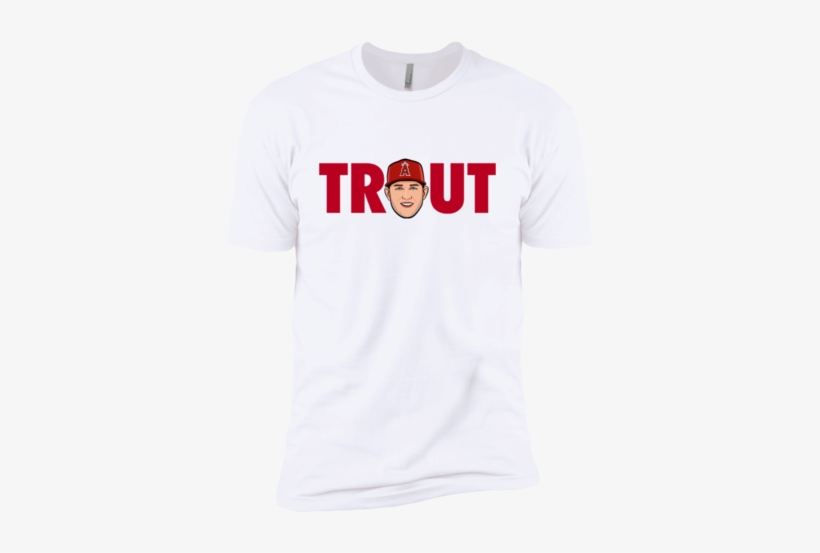 Mike Trout Premium Short Sleeve Tee - Trinidad And Tobago, transparent png #3153032