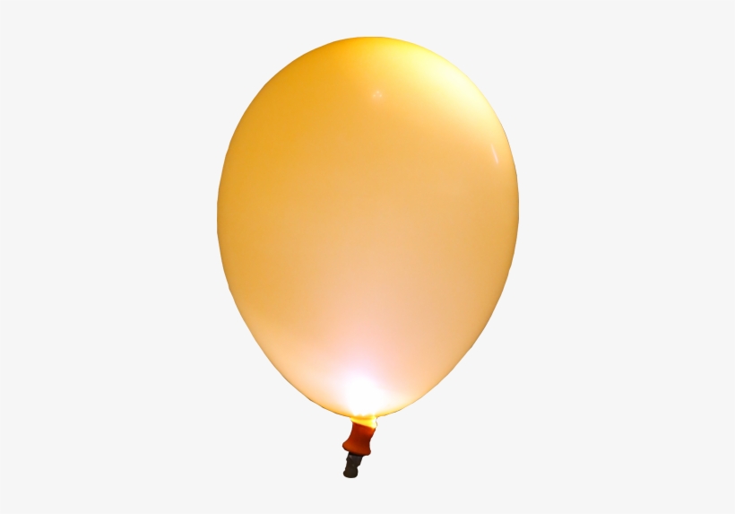 Orange Led Balloon -25 Pack - Balloon, transparent png #3153122