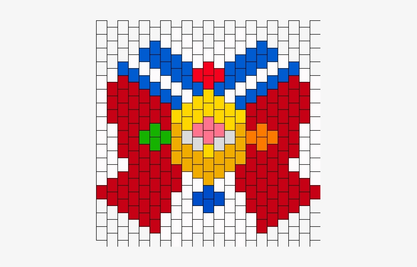 Sailor Moon Crystal Bead Pattern - Sailor Moon Kandi Mask, transparent png #3153177