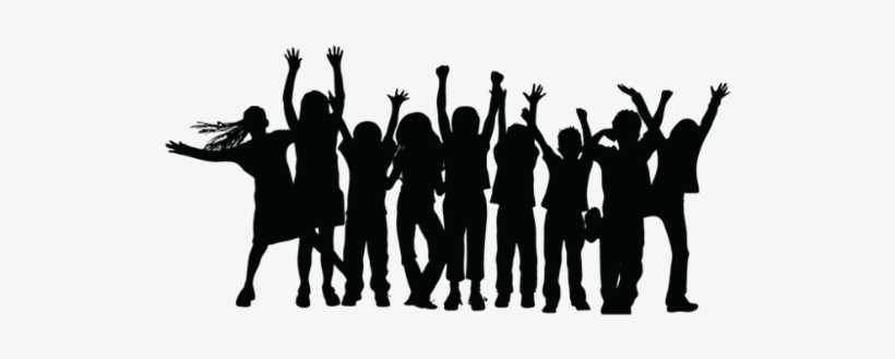 Silhouette Enfants Png, transparent png #3153274