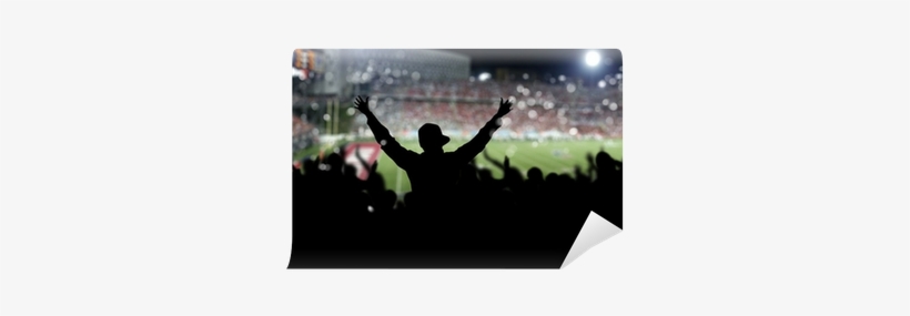 Crowd On The Stadium Wall Mural • Pixers® • We Live - Em Party 2016-fußball Ist Unser Leben Sacd, transparent png #3153362