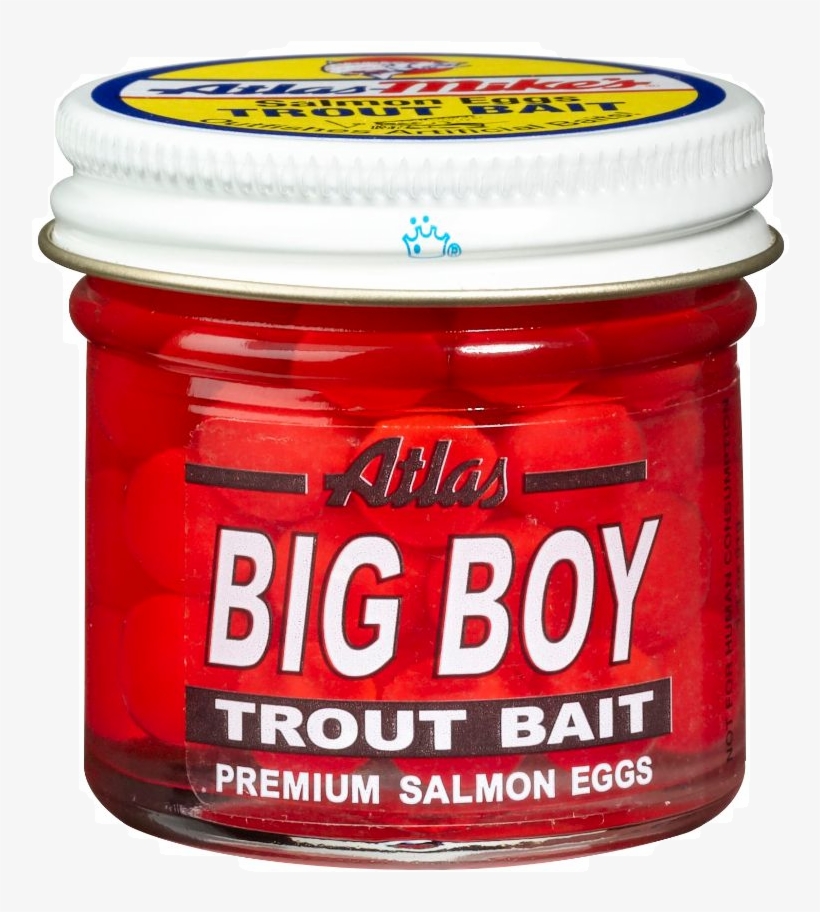 Atlas Mike's Big Boy Salmon Eggs, Red, 1.6 Oz, transparent png #3153429