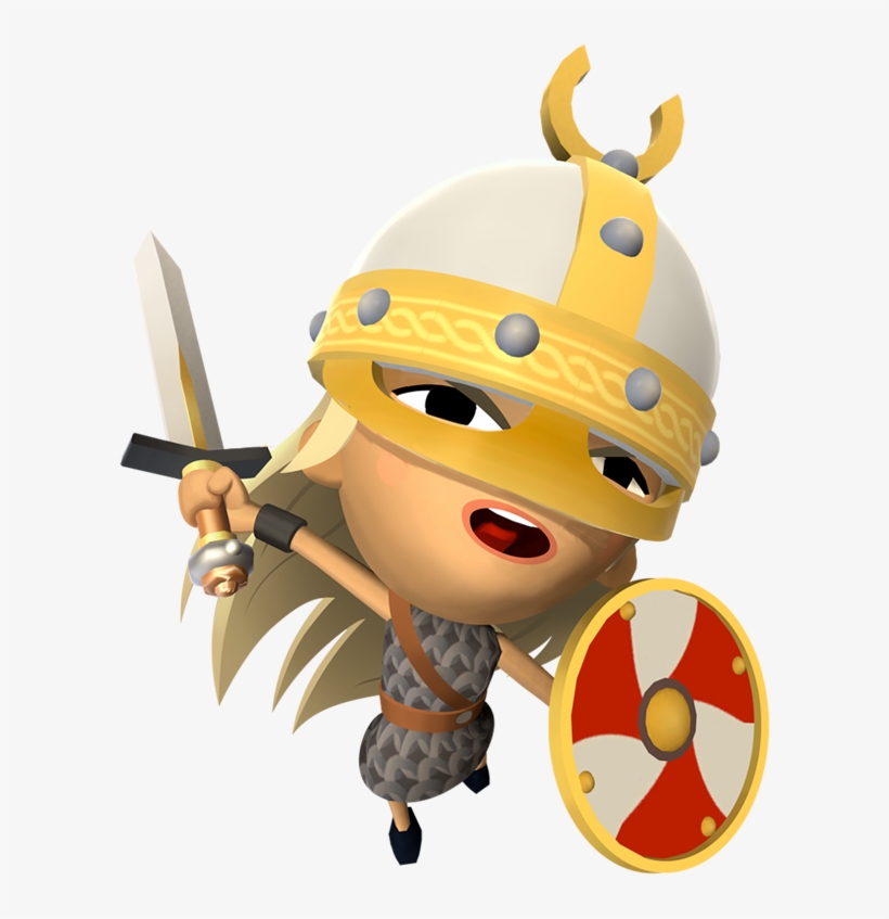 The Viking Shield Maiden - World Of Warriors Erika, transparent png #3153547