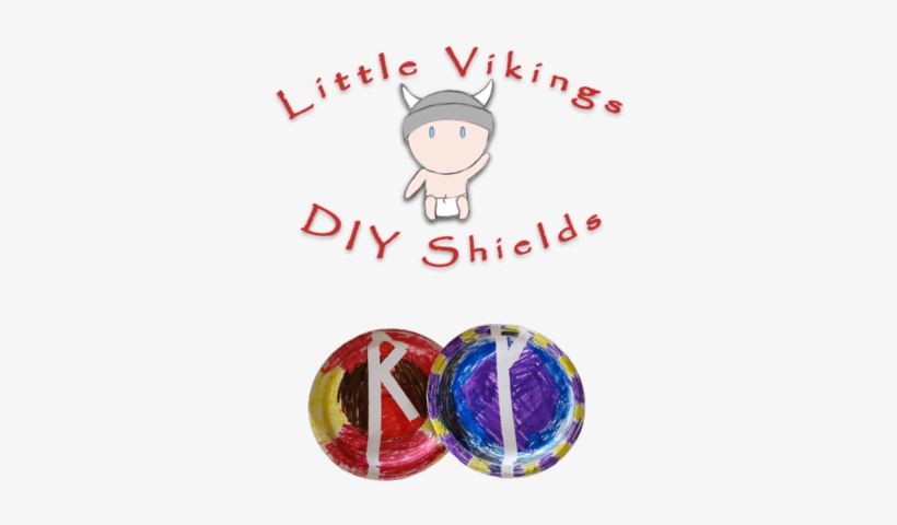 Little Vikings Diy Paper Plate Viking Shield - Vikings, transparent png #3153656