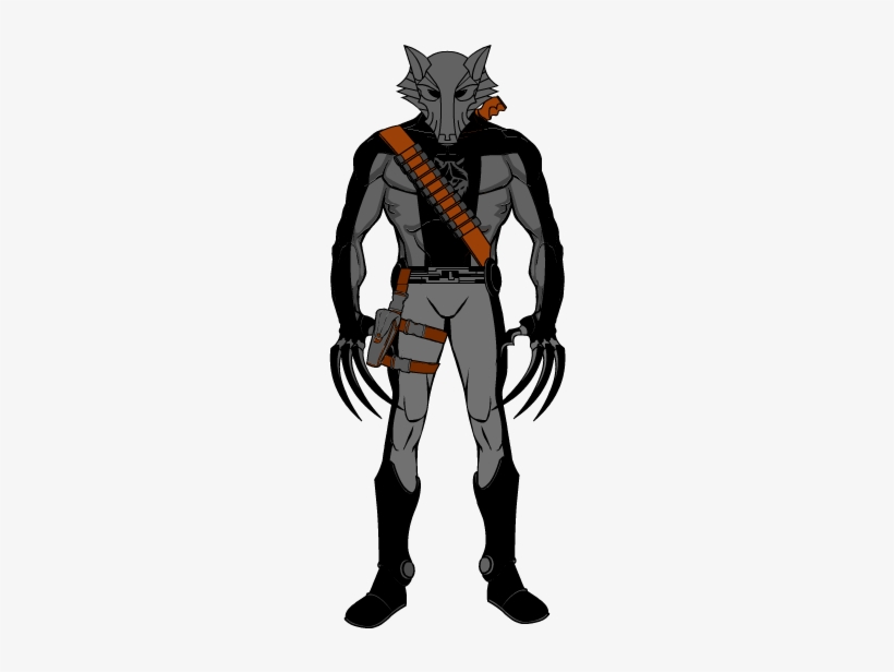Wolfman - Super Hero Wolf Man, transparent png #3153735