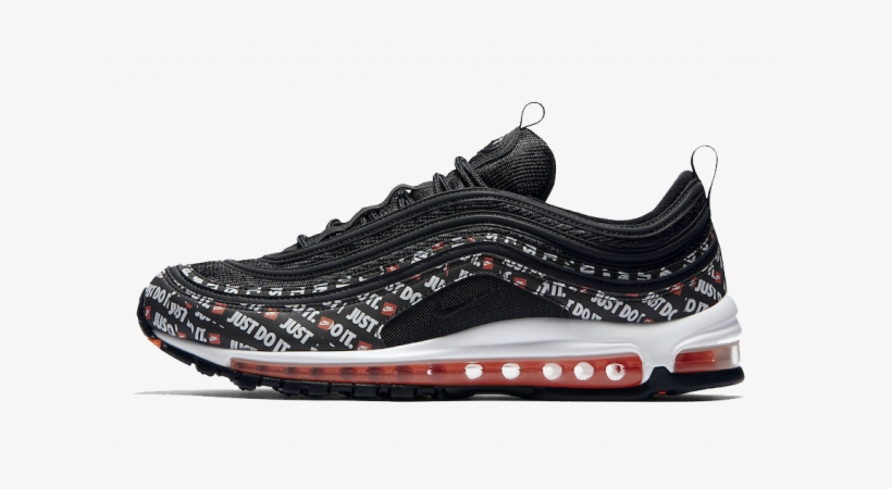 Nike Air Max 97 Just Do It Black, transparent png #3153795