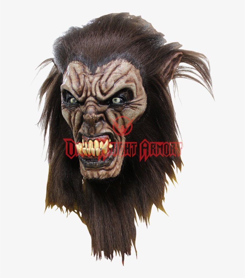 Wolfman Mask - Wolfman Adult Latex Mask, transparent png #3153957