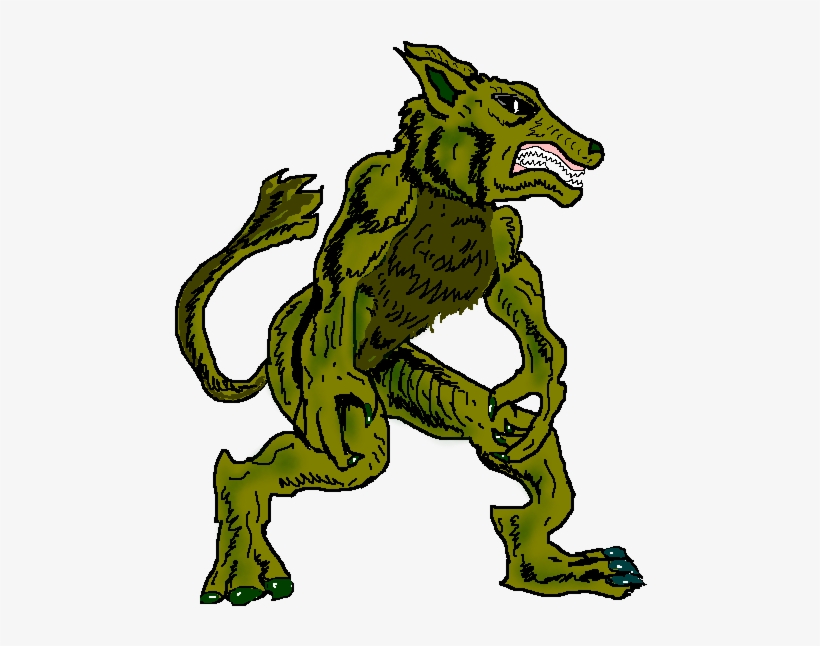 Wolfman Clipart Halloween - Clip Art, transparent png #3154187