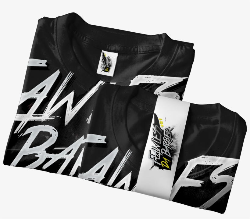 09 T Shirt Mock Up 2 Front Folded & Paper Band Perspective - Vest, transparent png #3154273