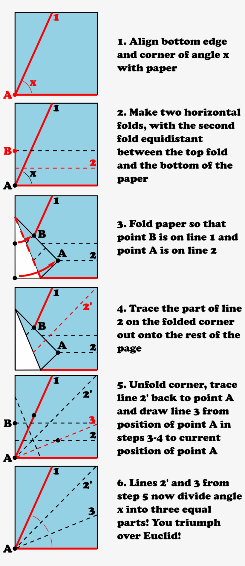 Origami Trisect Angle - Secret Santa Poster, transparent png #3154476