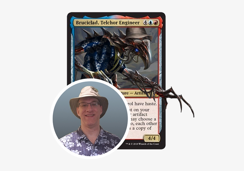 Brudiclad And Hawaiian Shirts By Bruce Richard - Magic: The Gathering, transparent png #3154548