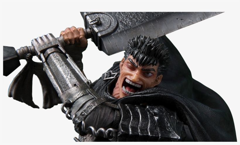 First4figures Berserk Guts The Black Swordman Statue - Black Swordsman, transparent png #3154748