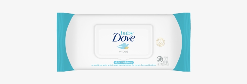 Baby Dove Rich Moisture Hand And Face Wipes 30 Ct - Dove, transparent png #3154829