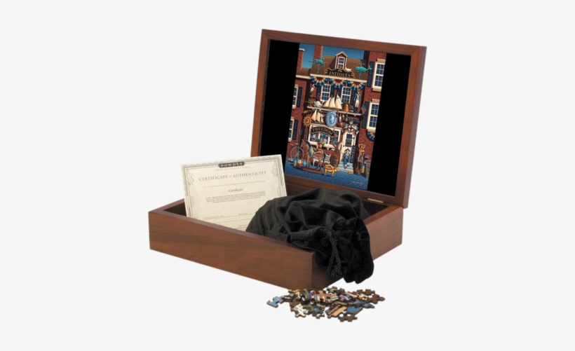 Dowdle Wooden Puzzle - Antique Store Dowdle Folk Art 500 Piece Puzzle, transparent png #3155045