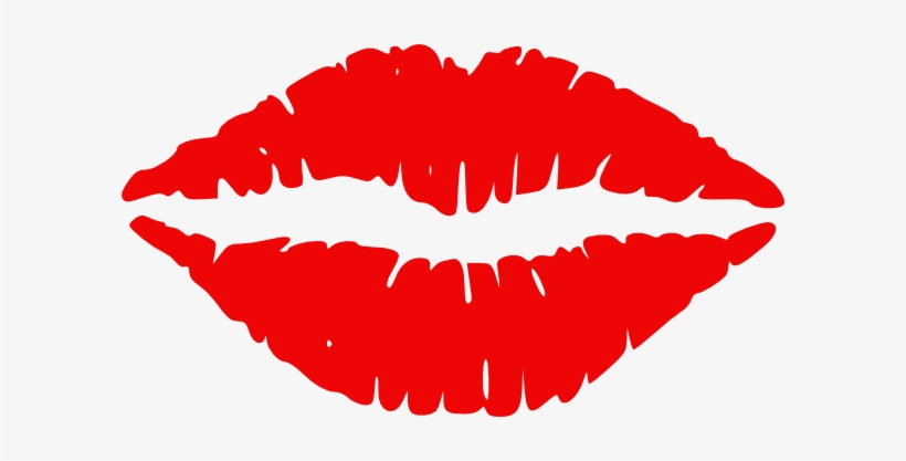 Red Lips Clip Art At Clker - Lips Clipart No Background, transparent png #3155317