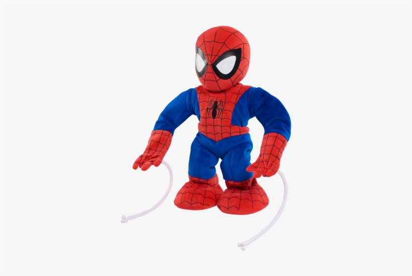 Swing & Sling Spider-man - Spider-man Swing & Sling Plush, transparent png #3155460