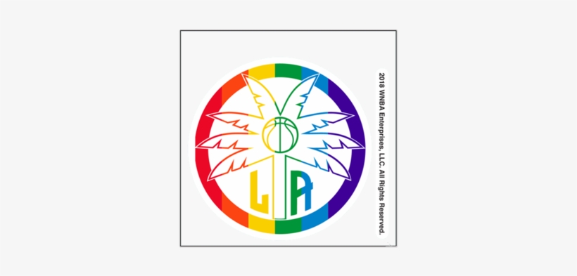 Los Angeles Sparks Pride Decal - Los Angeles, transparent png #3155563