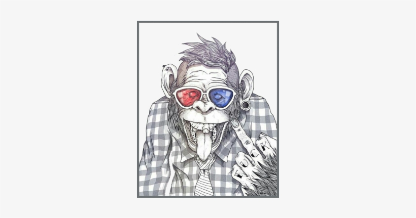Monkey Wallpaper Draw, transparent png #3155616