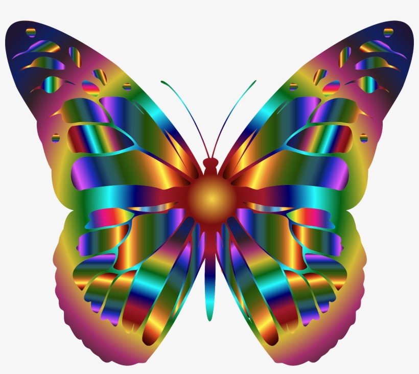 This Free Icons Png Design Of Iridescent Monarch Butterfly, transparent png #3156156
