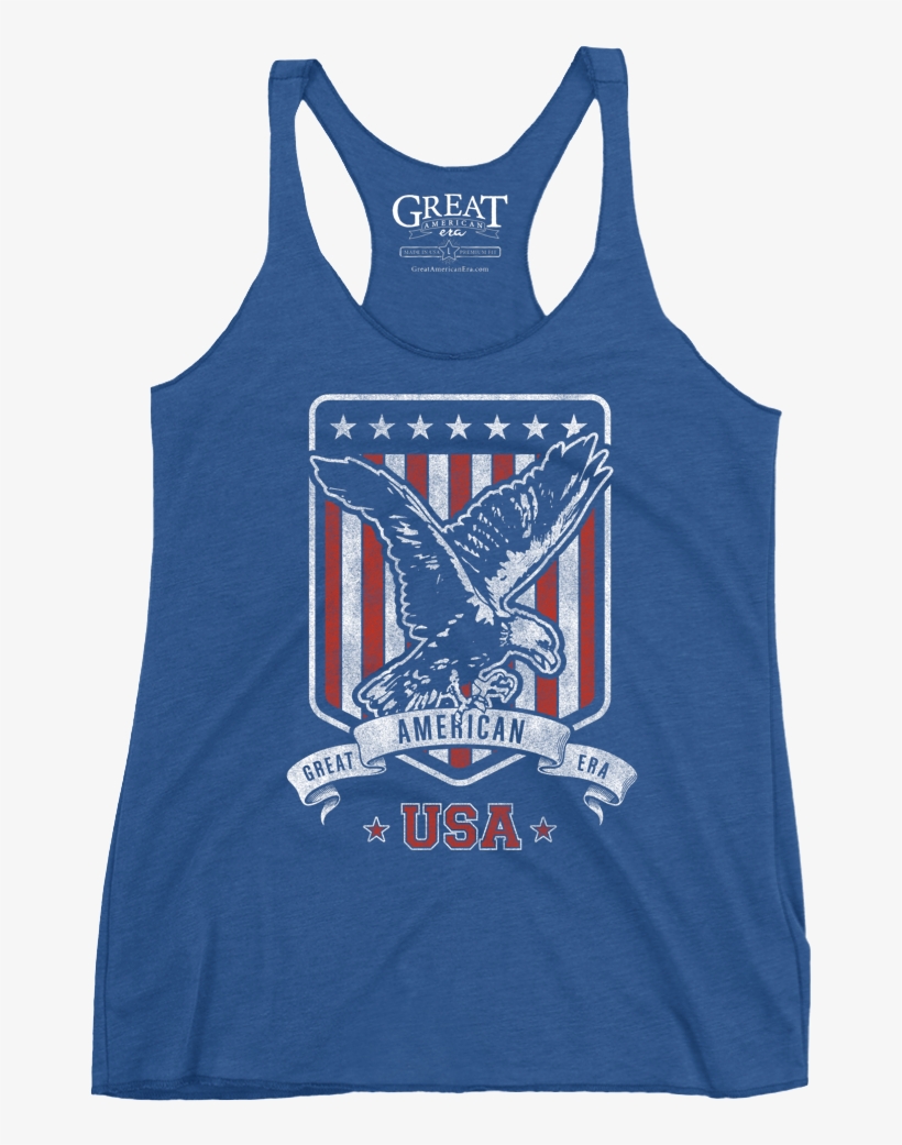 Usa Eagle - Gangsta Aunt Tank Top. Racerback Workout Tank. Aunt, transparent png #3156190