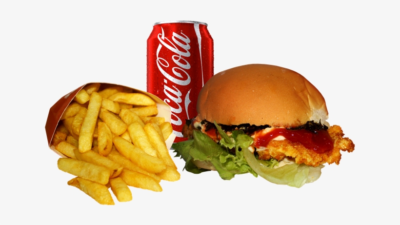 Filé De Peito De Frango Empanado Porção De Batata Frita - Coca Cola Paper Cups 12oz / 340ml - Case, transparent png #3156191