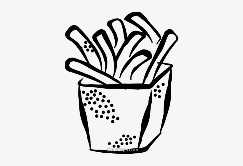 French Fries Royalty Free Vector Clip Art Illustration - Illustration, transparent png #3156436