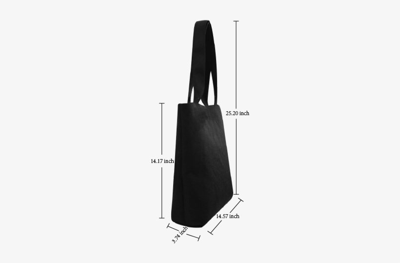 Cute Ladybug Pattern Red Black Canvas Tote Bag, transparent png #3156603