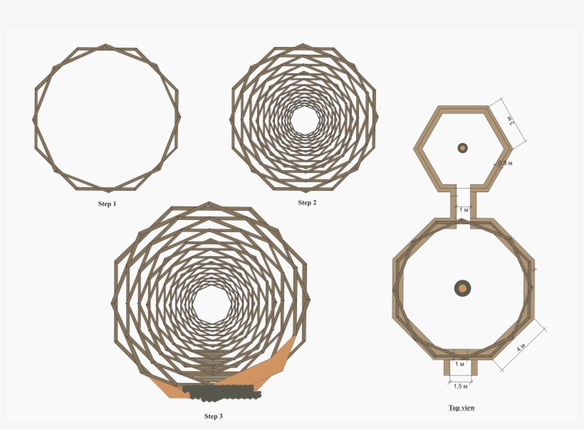 Illustration Of Botai House Structure - Decoration Png Home Top View, transparent png #3156787