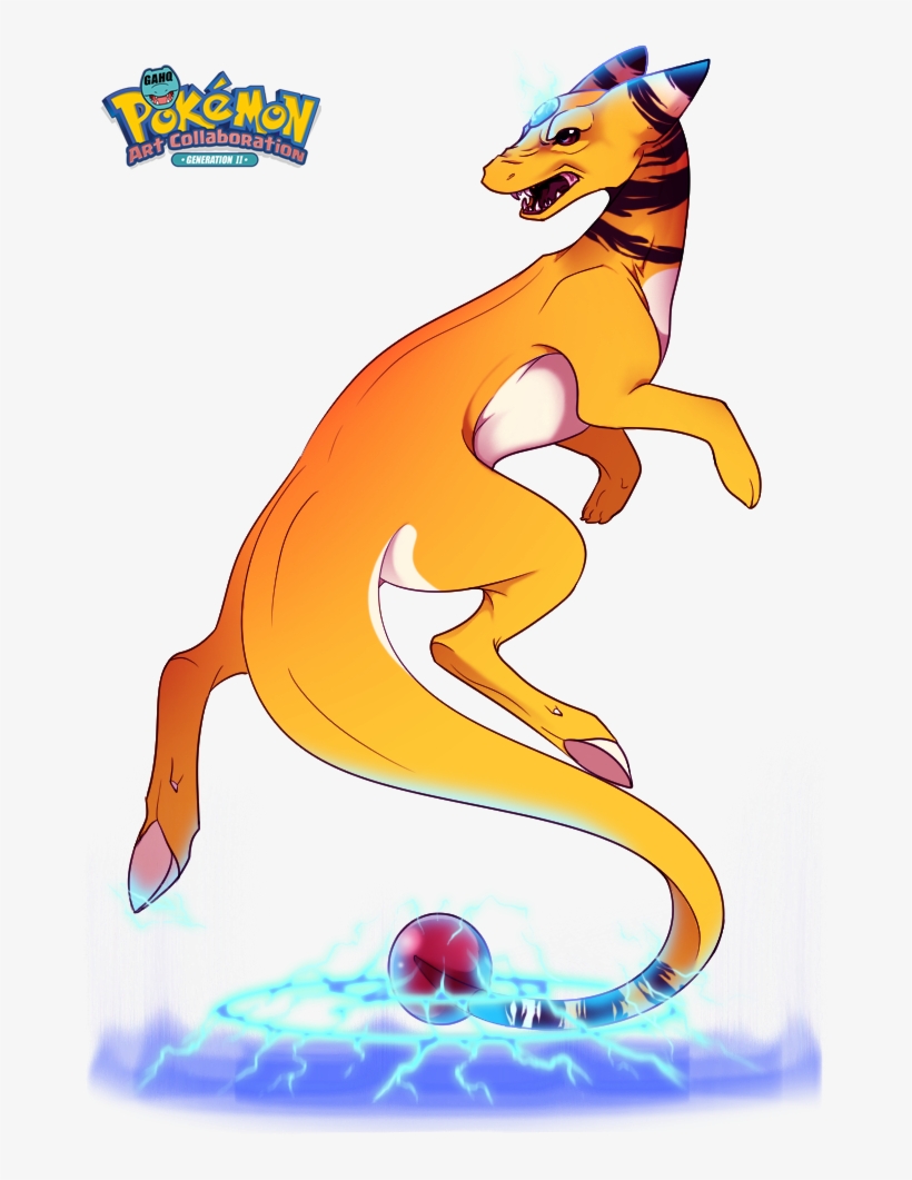 Ampharos Used Magnet Rise By Tigryph - Cartoon, transparent png #3156866