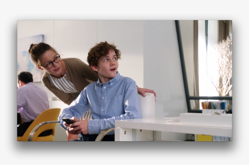 Carter Grant And Kara (melissa Benoist) Connect Over - Melissa Benoist And Levi Miller, transparent png #3156907