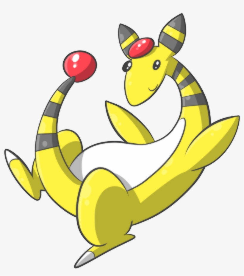 View Ampharos , - Cartoon, transparent png #3156932