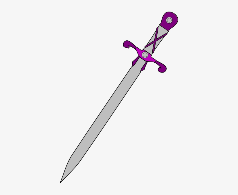 Sword And Shield Png - Purple Sword Png, transparent png #3157026