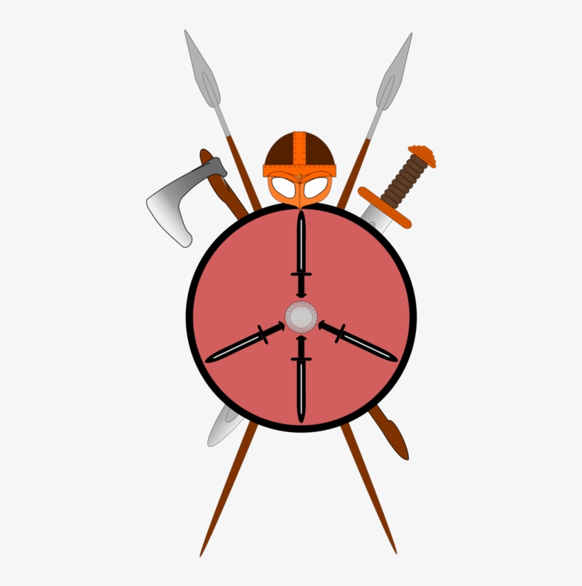 Shield Weapon Sword Spear Knight - Shield, transparent png #3157100