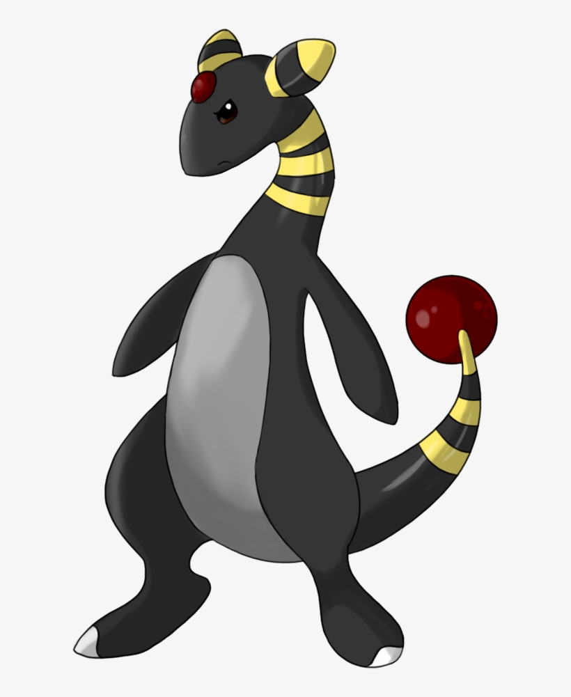 Rylis The Melanistic Ampharos - Cartoon, transparent png #3157101