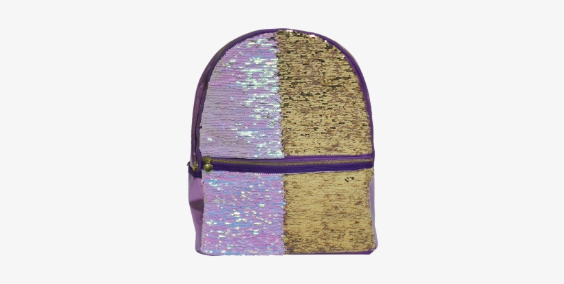 Picture Of Iridescent Reversible Sequin Mini Backpack - Backpack, transparent png #3157157