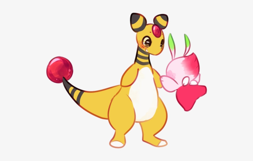 Could I Have A Celebi And A Ampharos Love Your Blog - Cartoon, transparent png #3157308