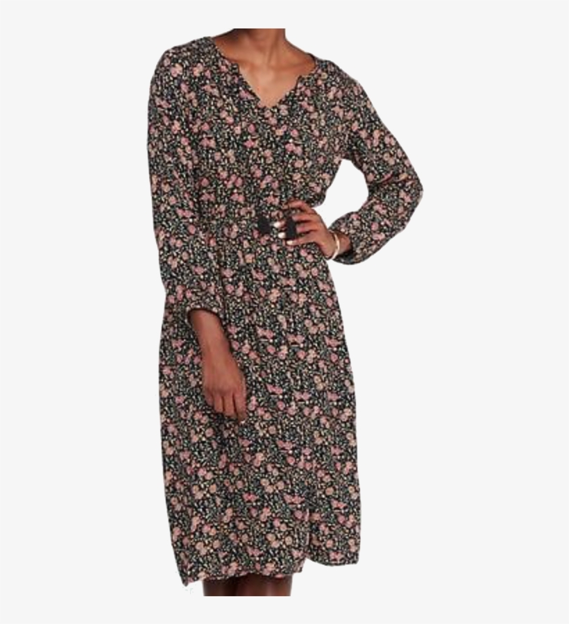 Printed Dress Neutral Or Colored - Gown, transparent png #3157760