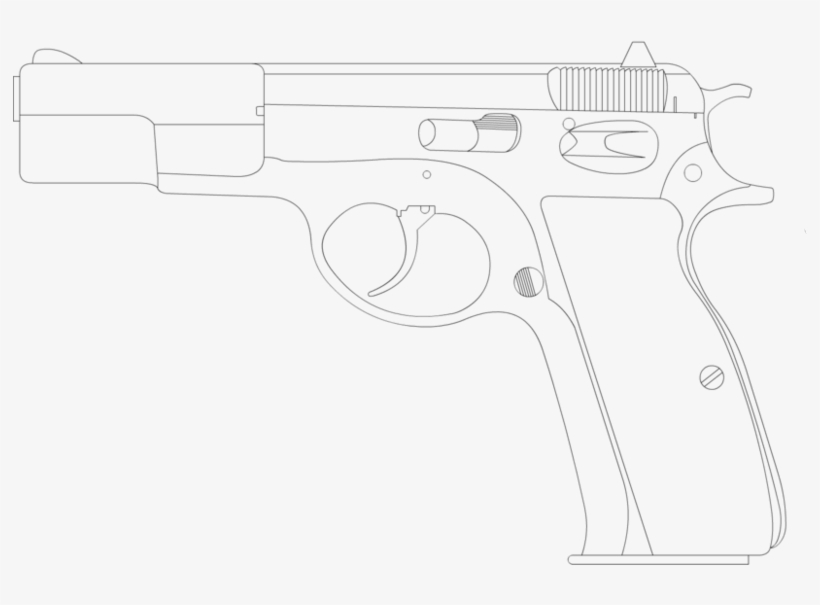 The Cz 75 Is A Pistol Made By Česká Zbrojovka Uherský - Trigger, transparent png #3157902