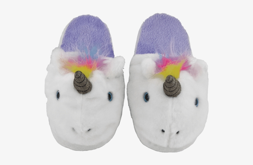 Picture Of Unicorn Slippers - Slipper, transparent png #3158108