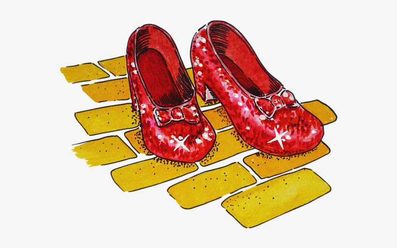 Bleed Area May Not Be Visible - Ruby Slippers The Wizard Of Oz, transparent png #3158263