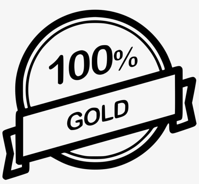 Gold Label Percent Guarantee - Money Back Icon Svg, transparent png #3158460
