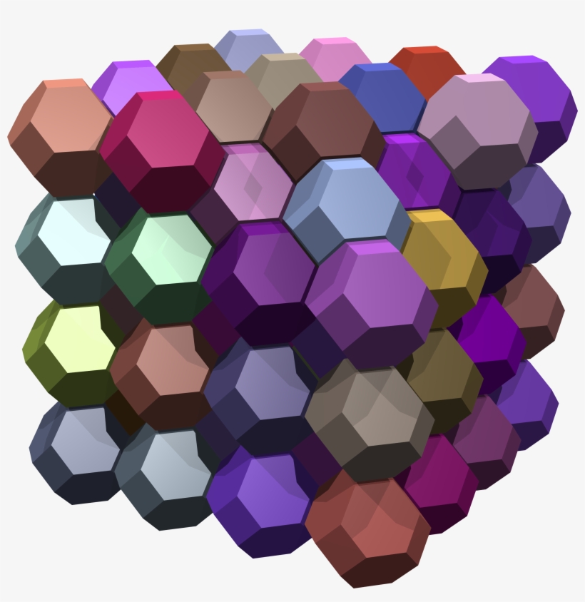 Truncated Octahedra - Truncated Octahedron Mesh, transparent png #3158621